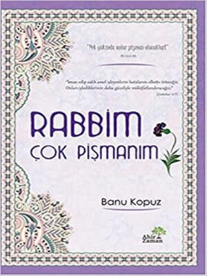 cover image of Rabb'im Çok Pişmanım